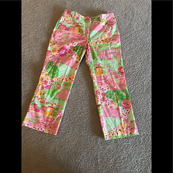 Lilly Pulitzer Pants - LILLY PULITZER Womens Sz 4 Capri Cropped Pants